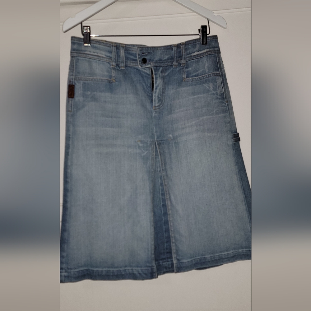 For All 7 Mankind Denim A-Line Skirt Size 28
